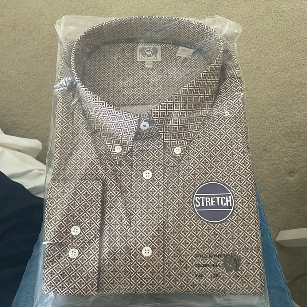 brand new men’s collared shirt